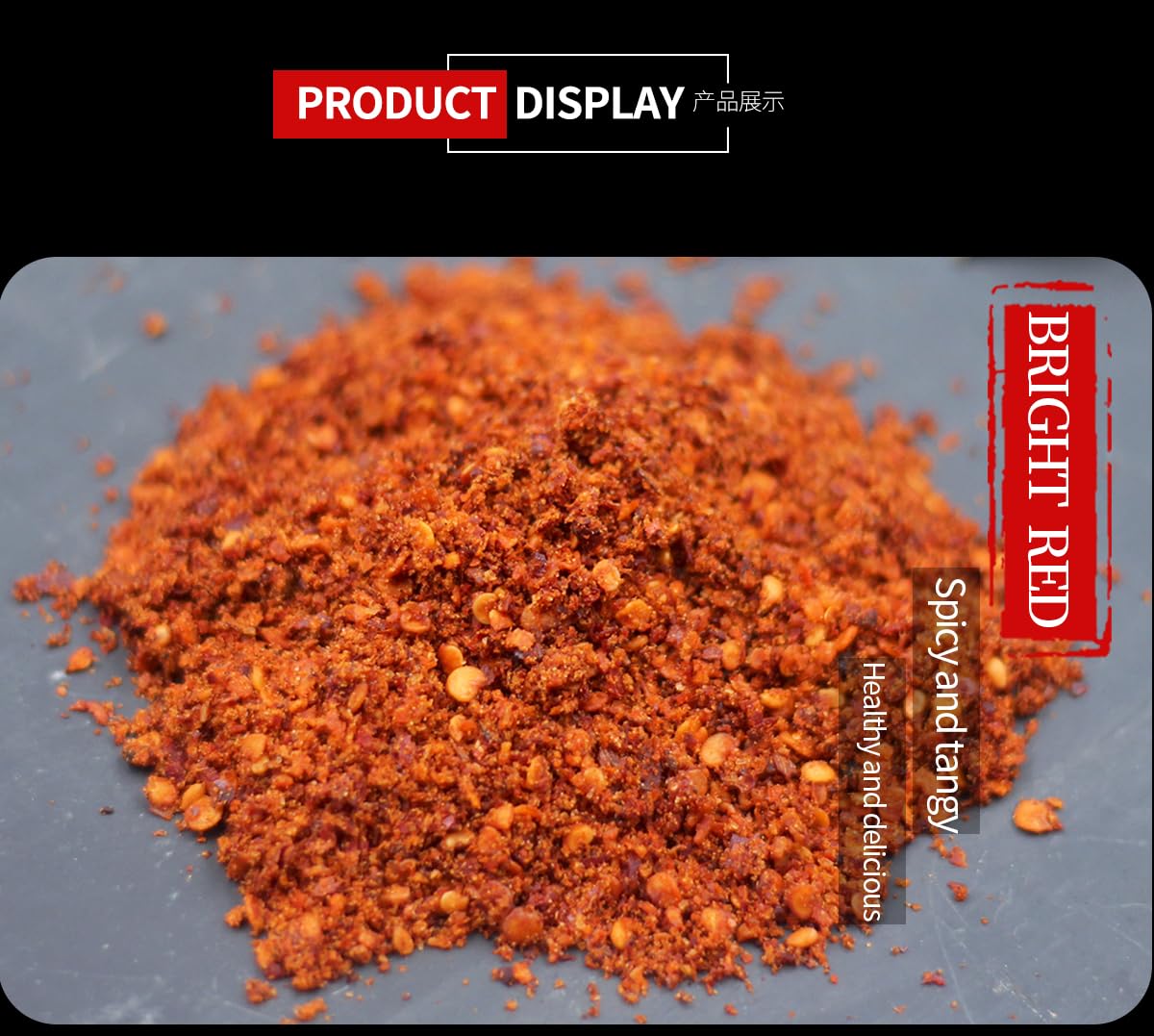 Chinese chili dipping powder 3.52 oz/100g, szechuan HotPot,BBQ Dipping material red chilli Spicy seasoning form Sichuan, China